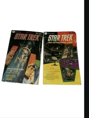 VTG Star Trek The Enterprise Logs & Volume 4 Comic Books Lot of 2